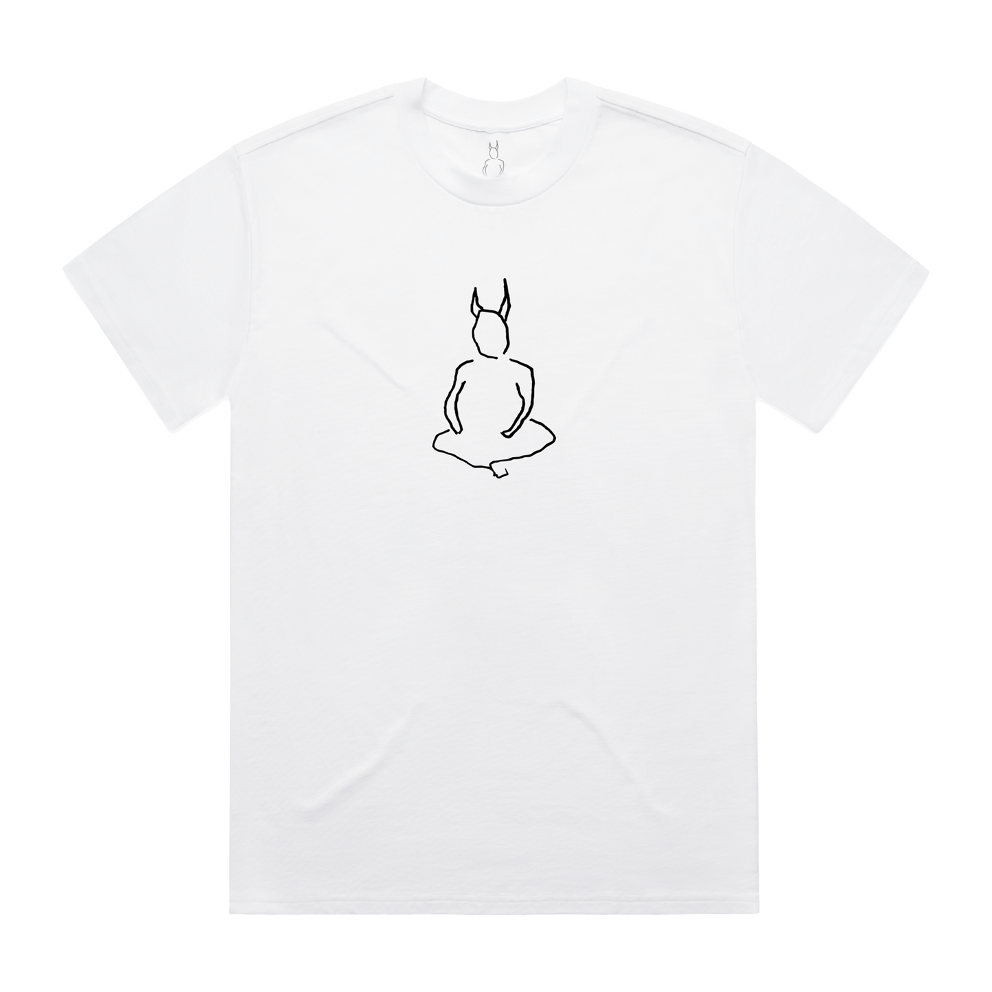 Wunderhorse Devil Logo | White T-Shirt