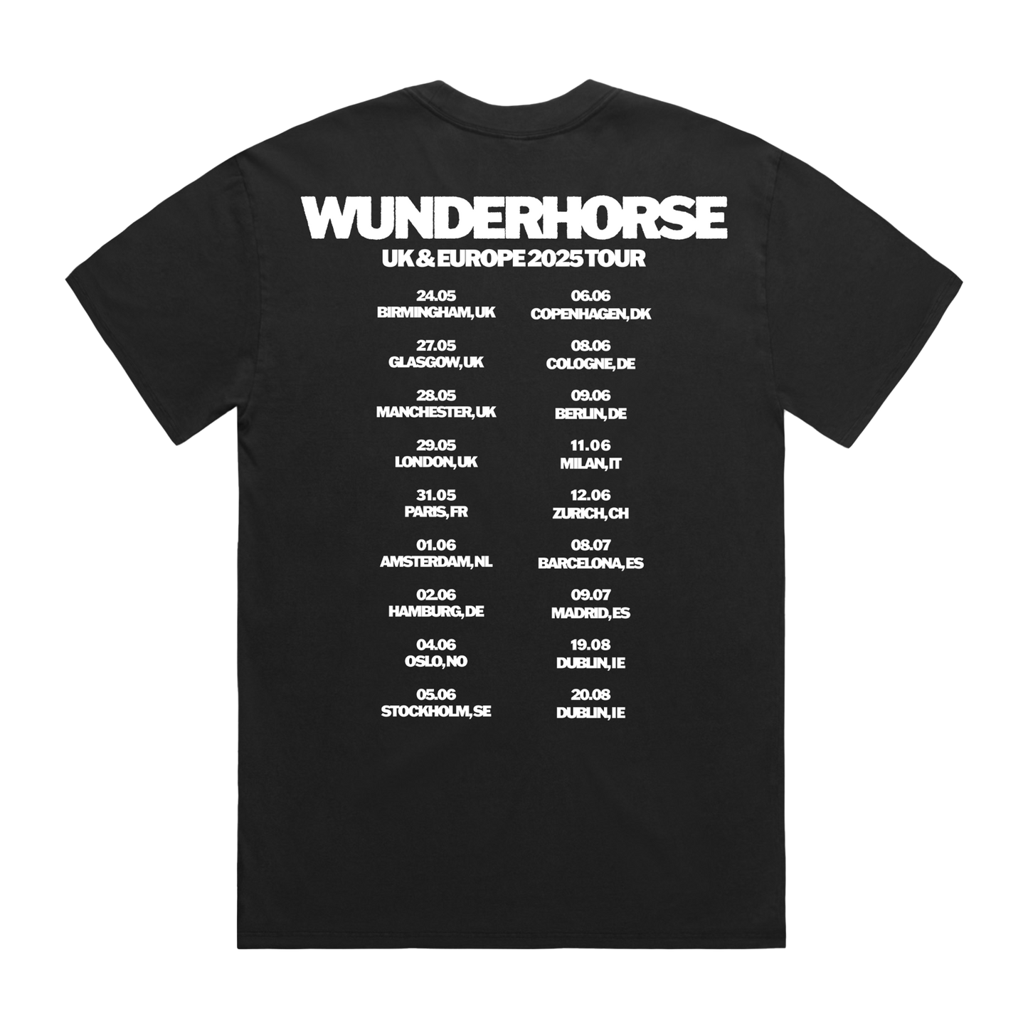 Flying Midas | Black Tour T-Shirt